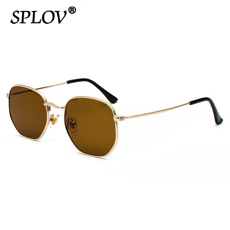 Lentes de Sol Estilo Retro Hexagonal. UV400