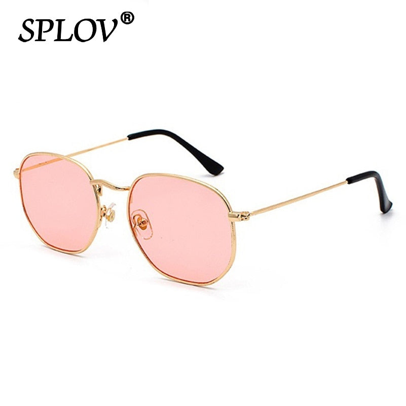 Lentes de Sol Estilo Retro Hexagonal. UV400