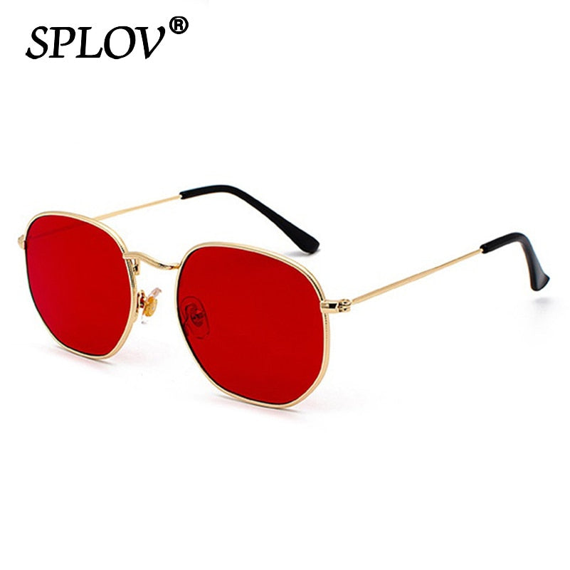 Lentes de Sol Estilo Retro Hexagonal. UV400