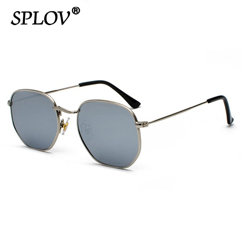 Lentes de Sol Estilo Retro Hexagonal. UV400
