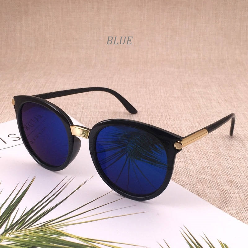 Lentes de Sol Estilo Retro Ovalado, Antirreflejo. UV400