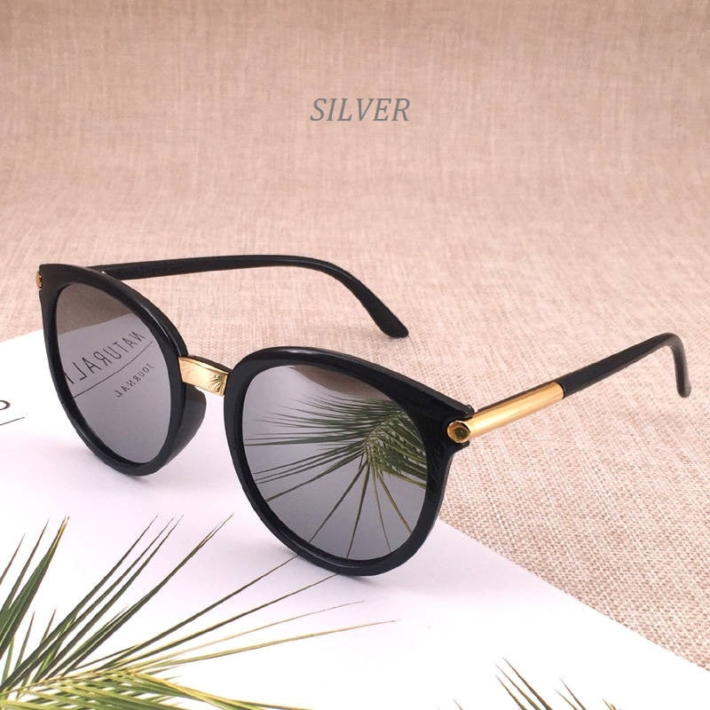 Lentes de Sol Estilo Retro Ovalado, Antirreflejo. UV400