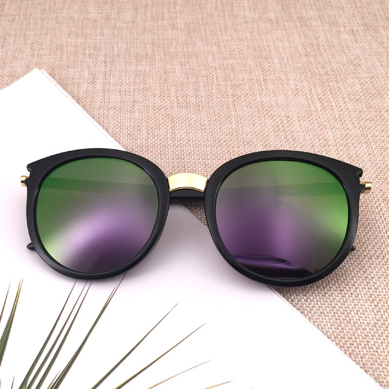 Lentes de Sol Estilo Retro Ovalado, Antirreflejo. UV400