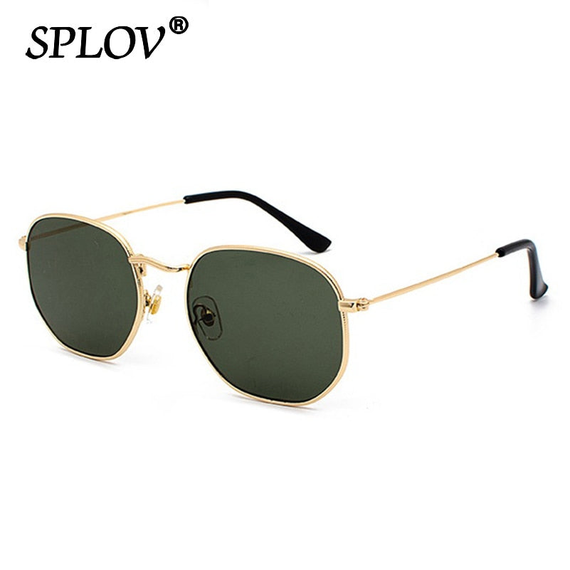 Lentes de Sol Estilo Retro Hexagonal. UV400