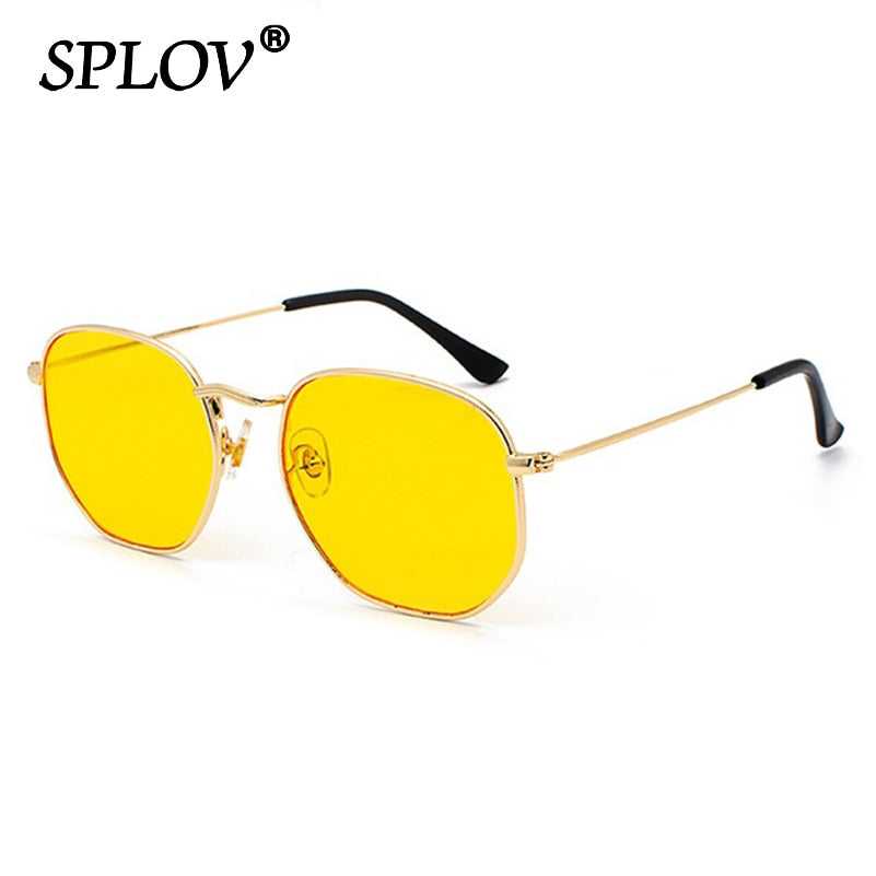 Lentes de Sol Estilo Retro Hexagonal. UV400