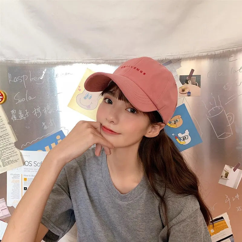 Gorra de Béisbol con Letras Bordadas Unisex.