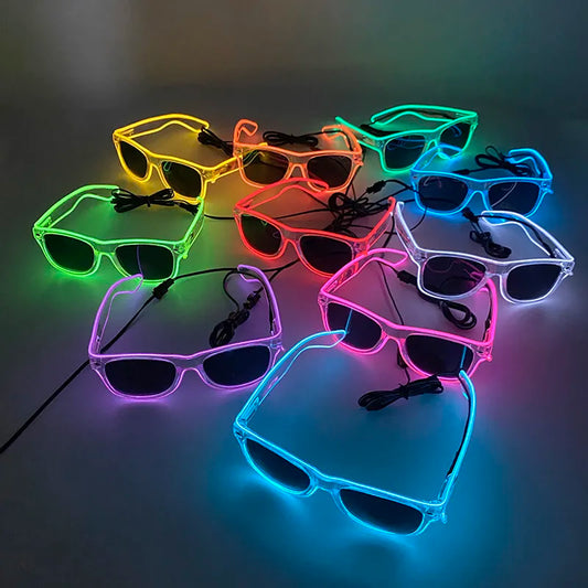 Gafas con Luces LED para Fiestas: Accesorios Brillantes.