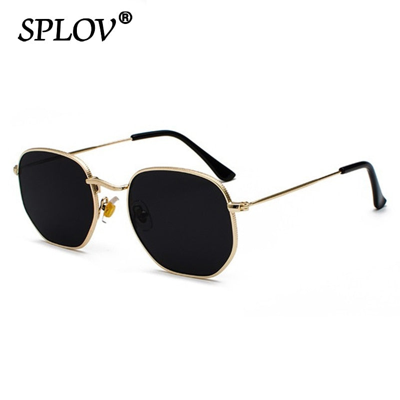 Lentes de Sol Estilo Retro Hexagonal. UV400