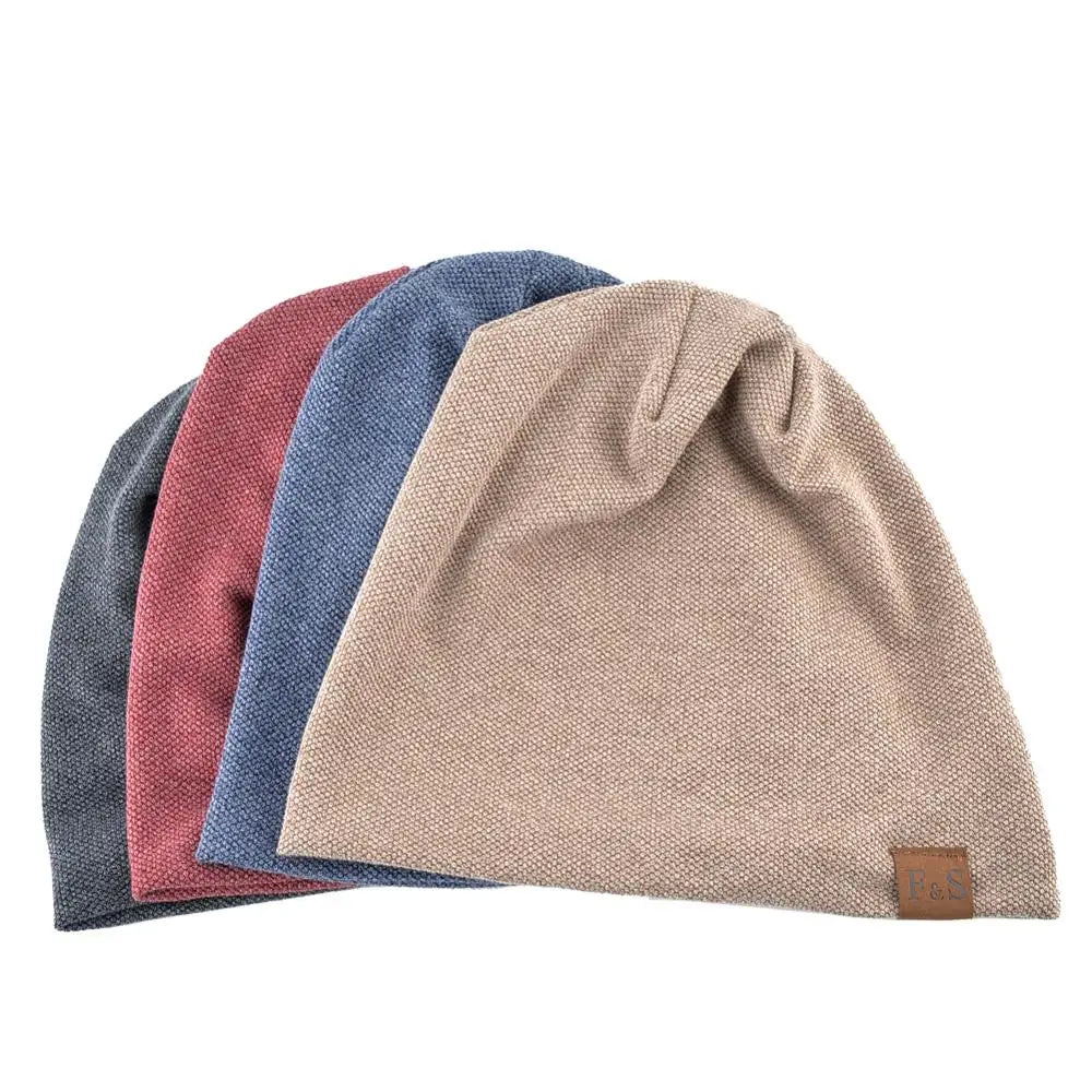 Sombrero Bonnet de Moda Unisex Tejido para Invierno