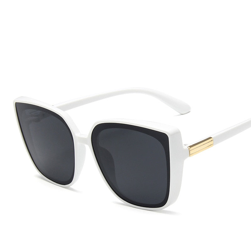 Lentes de Sol Estilo Fashion Retro Cat-Eye. UV400