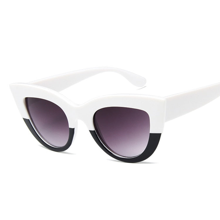 Lentes de Sol Estilo Fashion Retro Cat-Eye. UV400