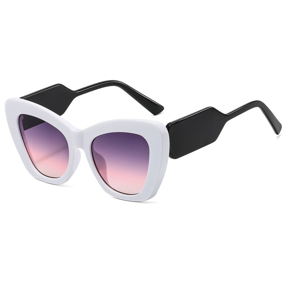 Lentes de Sol Estilo Fashion Cat Eye. UV400