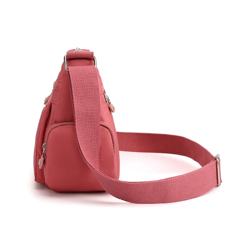 Bolso de Hombro para Mujer de Nylon Impermeable