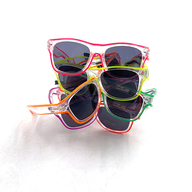 Gafas con Luces LED para Fiestas: Accesorios Brillantes.