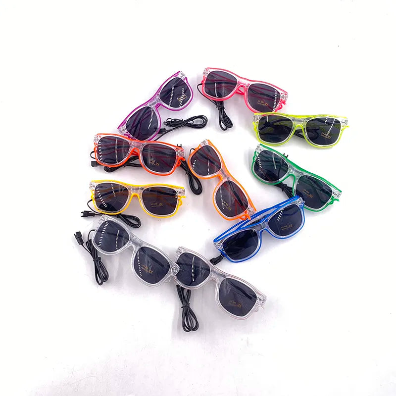 Gafas con Luces LED para Fiestas: Accesorios Brillantes.